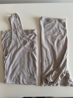 Negative Underwear set (boxer and tank) in “Moon”